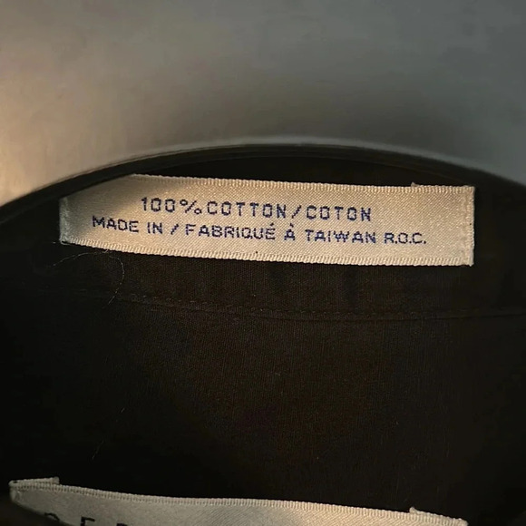 😍Perry Ellis 100% cotton button down size 15 1/2 (32-33) - Picture 3 of 7
